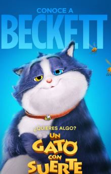 Un gato con suerte - poster