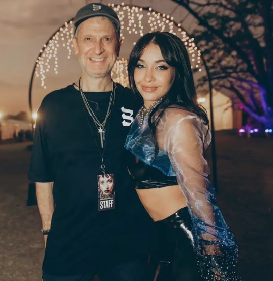 María Becerra y su manager