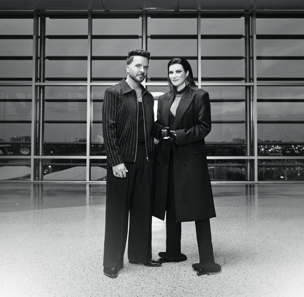 Luis Fonsi y Laura Pausini