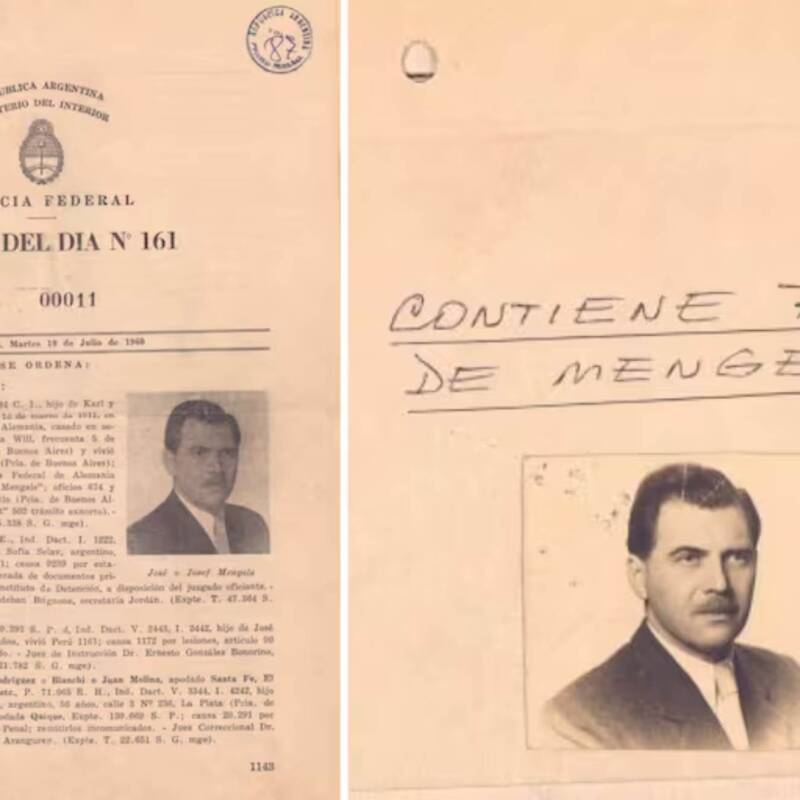 Argentina revela secretos oscuros del pasado: desclasificaron archivos nazis con rastros de Mengele