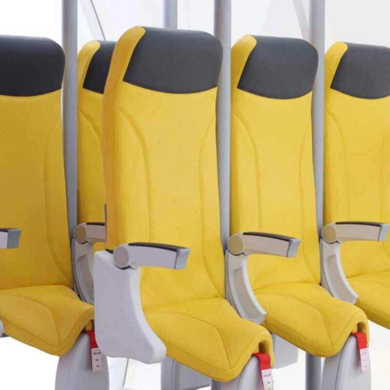 El nuevo modelo de asientos de avión