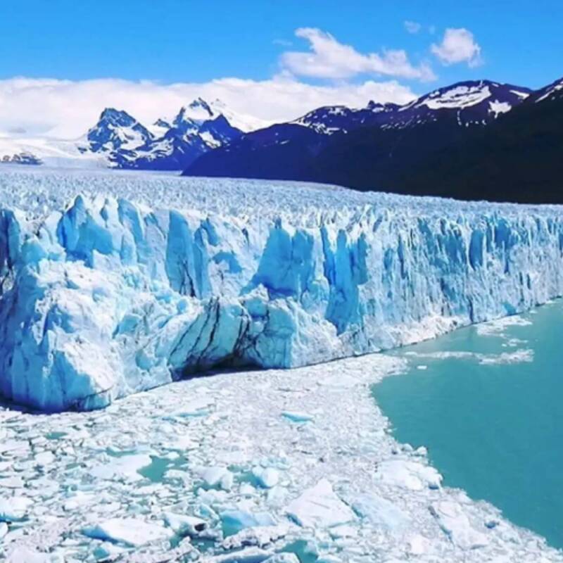 El Perito Moreno perdió una superficie equivalente a 320 canchas de fútbol en siete años