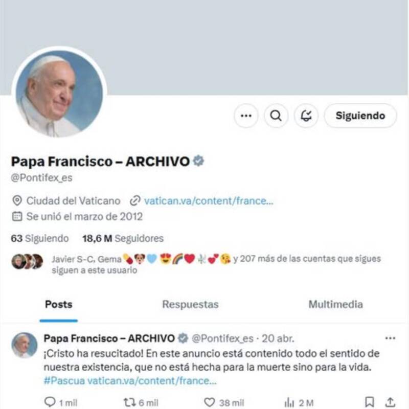 El Vaticano preserva el legado digital del Papa Francisco
