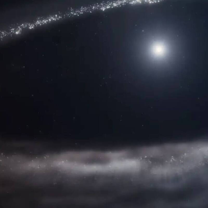 La NASA detectó hielo fuera del sistema solar