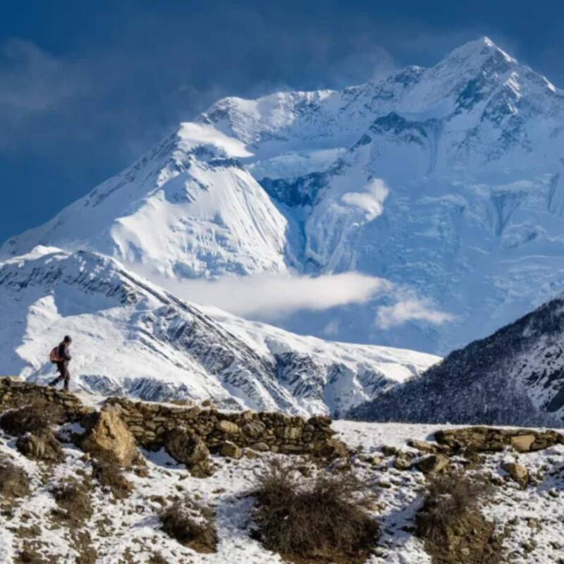 La nieve en el Himalaya alcanzó su mínimo histórico