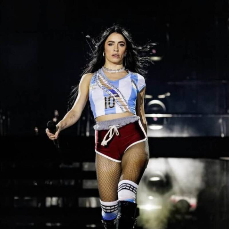 Lali Espósito recaudó más de 1,2 toneladas de alimentos