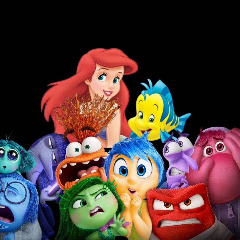 Los personajes de La Sirenita que tienen una conexión con Intensamente