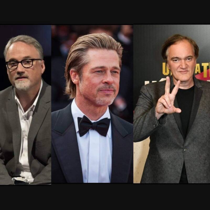 Quentin Tarantino, David Fincher y Brad Pitt juntos en una película