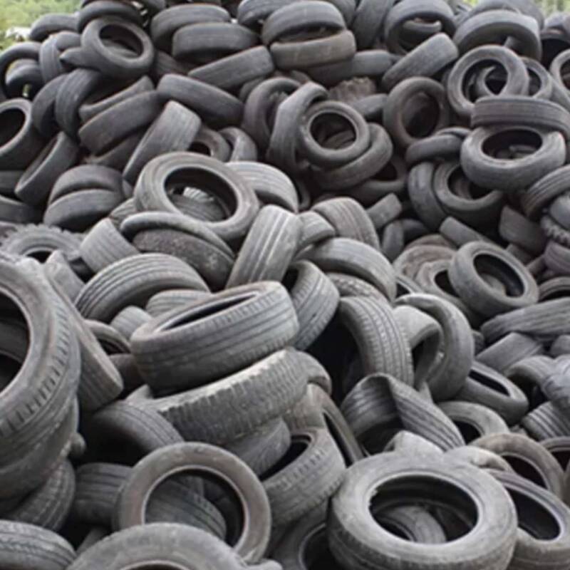 Transforman neumáticos usados en material industrial en tiempo récord