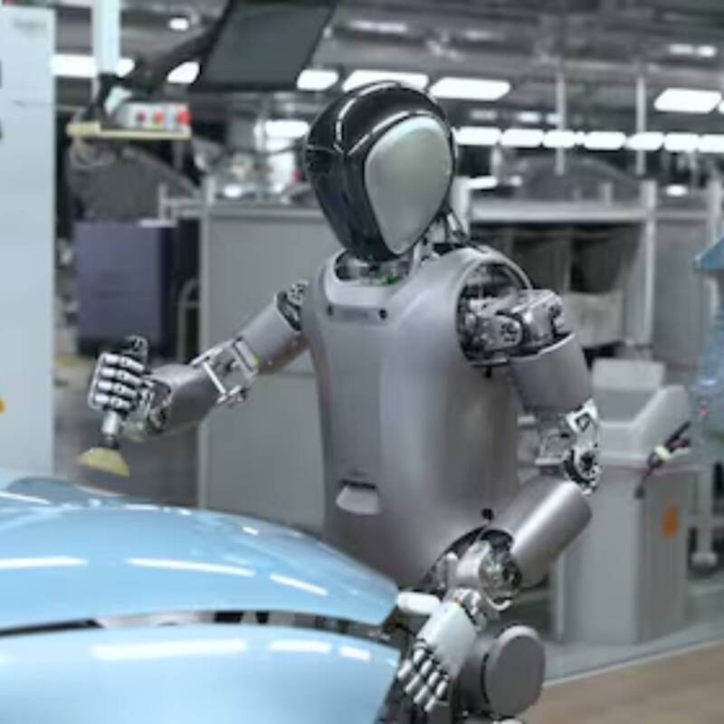 Una fábrica china ya funciona solamente con robots humanoides