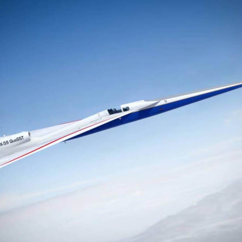 X-59, el avión supersónico silencioso